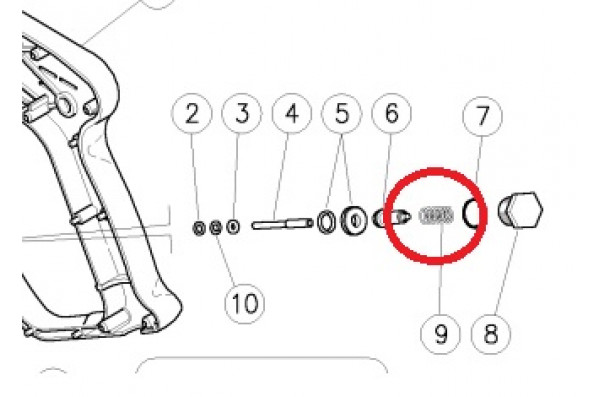 Пружина RL30 1,3x9,1x24 мм нерж.