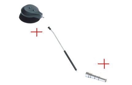 Щетка вращающаяся в сборе 700мм; вход  байонет KW ARS 25.