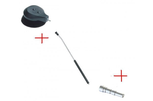 Щетка вращающаяся в сборе 700мм; вход  байонет KW ARS 25.
