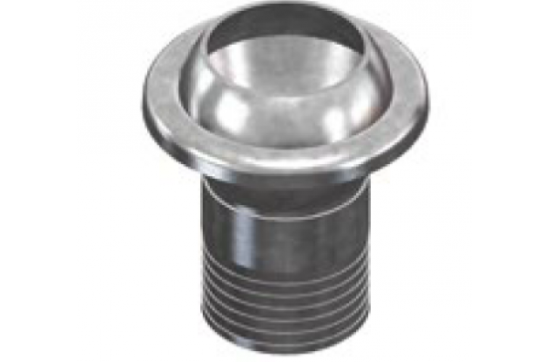 Шаровой ниппель под шланг, вход елочка, 150х152