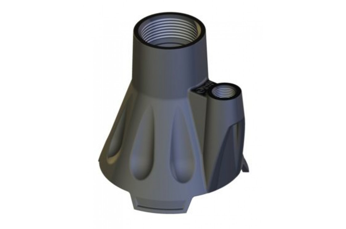 Грязевой эжектор 3/8 г. под форсунку 1/4 г. выход 1'' 1/4  г.