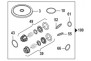 Ремкомплект насоса серии BP 110 (KIT100)/115/135 (KIT120) мембрана NBR