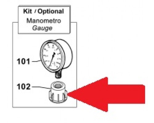 Переходник для манометра насоса MC8 - MC18
