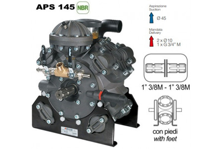 Насос Насос мембранный Comet® серия APS 145 (142 л/мин; 50 бар); вал ВОМ 13/8