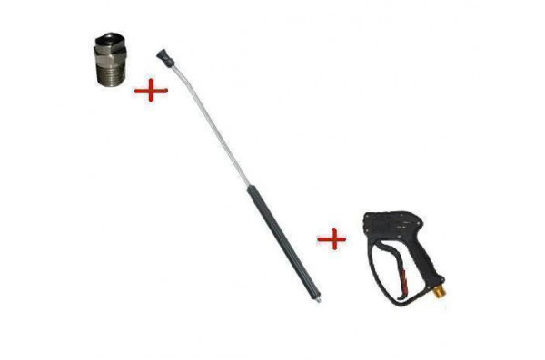 Распылительный пистолет в сборе с форсункой курок RL 30 М22х1,5ш  900 мм (нерж).