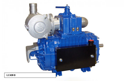 Насос вакуумный JUROP LC 420, 1300 об/мин, левое вращение, пневмоклапан