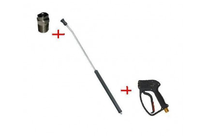 Распылительный пистолет в сборе с форсункой курок RL 30 М22х1,5ш  1200 мм(нерж)