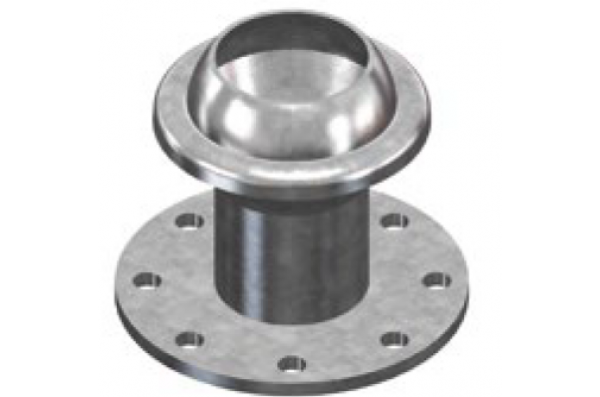 Шаровой ниппель с фланцем EN1092-1, 100х100