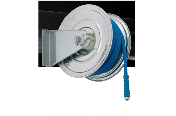 Барабан ручной для рукава 20м. 3/4 или 12м. 1 (нерж) 1ш.3/4ш. 20 бар