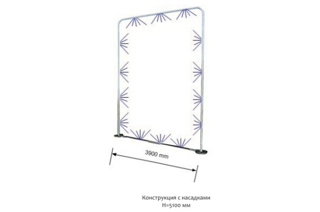 Автодезпост в сборе для автоматической дезинфекции транспорта