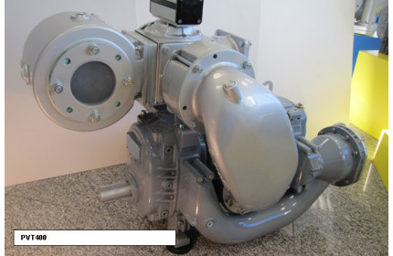 Насос вакуумный JUROP PVT 400 ATEX, левое вращение, гладкий вал, c контроллером