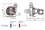 Насос центробежный Comet® серия C610H-M06 с гидромотором (655 л/мин; 6 бар) + патрубки