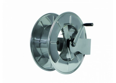 Барабан ручной для рукава 50м. 1/2 (нерж.) 1/2ш.1/2ш. 200 бар