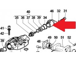 Крышка 2 клапана насоса APS 101/121-145 (1х3)