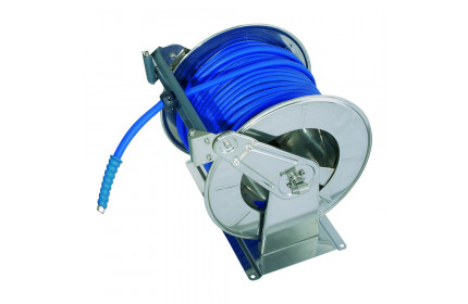 Барабан с электроприводом для рук. 100м.1/2 (нерж.) 1/2ш.1/2ш. 12 В 200 бар (пульт упр.)
