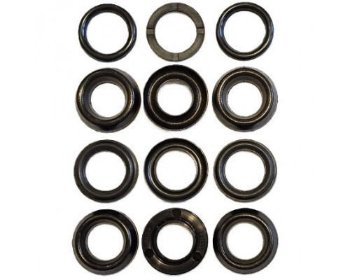 Комплект манжет ТехУм аналог KIT P 28, KTRI 18579 для IPC Portotecnica ROYAL PRESS DSPL 3060 T (без латуни), Ø20 мм