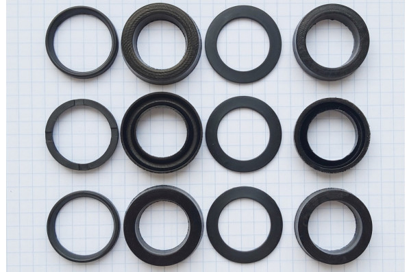 Комплект манжет ТехУм аналог KIT 344 для IPG Series 59 C3W2013, C3W2015, Ø20 мм