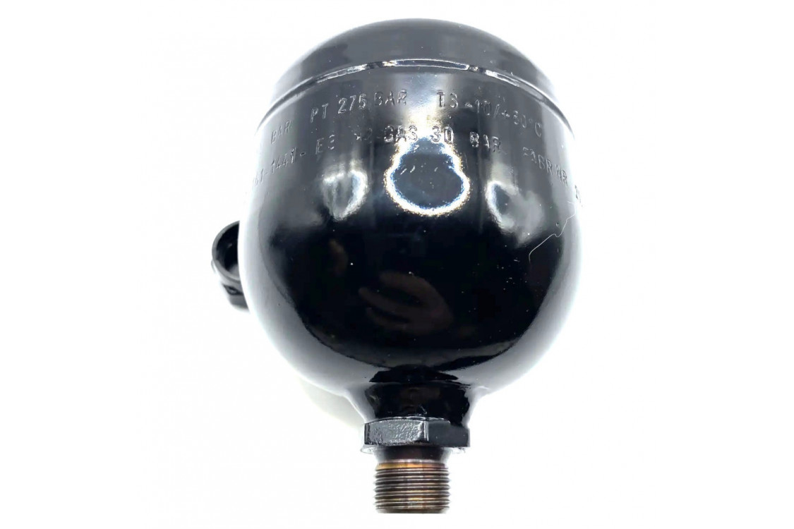 M-00008011N Гидропневмокомпенсатор 35-250 бар, 3/8"М внешняя, 0.25 литра без фитингов