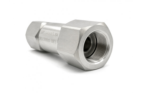 M-00057 Обратный клапан 450 бар, 3/8"F - 3/8"F, 90 °C