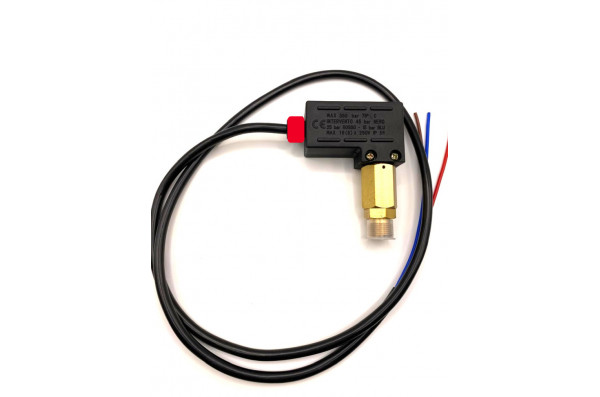 BF-8133 29.0080.80 Датчик давления для насоса, 220 V, 25 бар, 3/8"M, красный