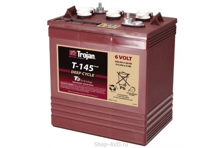 Trojan T145+ Аккумулятор с жидким электролитом 6В 215Ач