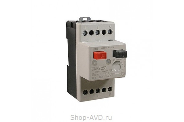 Выключатель для моторов OKE2, 10-16A