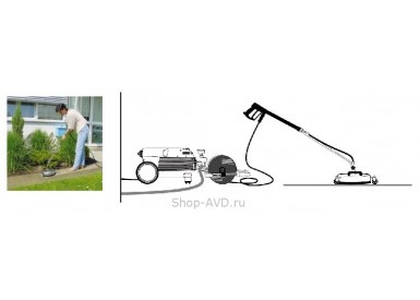 Kranzle Насадка для мытья полов Round Cleaner 300 мм