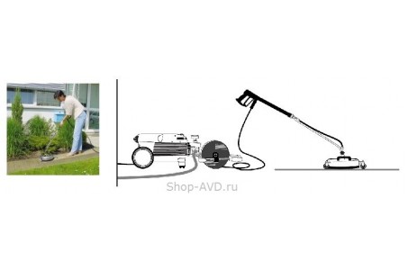Kranzle Насадка для мытья полов Round Cleaner 300 мм