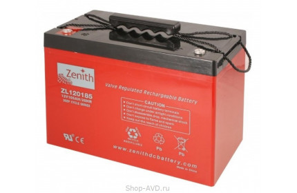 Zenith ZL120185 Необслуживаемый аккумулятор