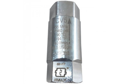 Mecline CV5 Обратный клапан G3/8F 550 бар 40 л/мин