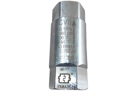Запчасть для мойки Mecline CV5 Обратный клапан G3/8F 550 бар 40 л/мин