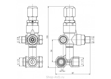 Hawk VBT Регулятор давления 210 бар (серия NHD)