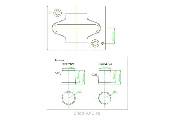 Zenith ZL060115 Необслуживаемый аккумулятор
