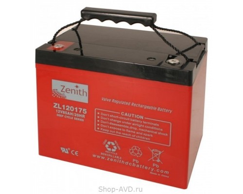 Zenith ZL120175 Необслуживаемый аккумулятор