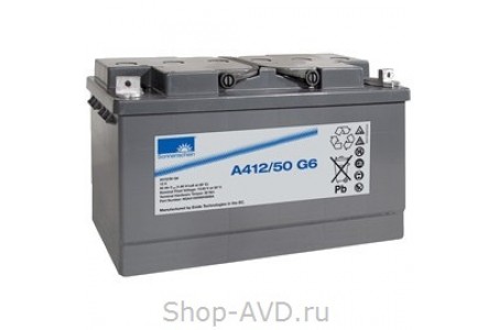 Sonnenschein A 412/50 G6 Гелевый аккумулятор 12В 50Ач