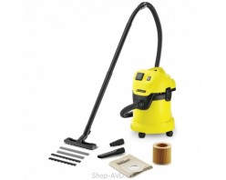 Karcher WD 3 P для сухой и влажной уборки (начальный класс)