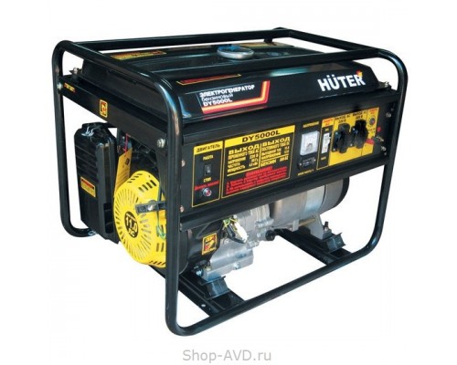 Huter DY5000L Портативный бензиновый генератор