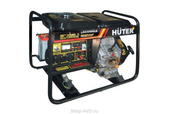 Huter LDG5000CLE Портативный дизельный генератор