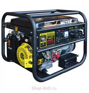 Huter DY6500LXA Портативный бензиновый генератор с АВР