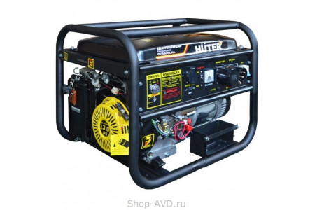 Huter DY6500LXA Портативный бензиновый генератор с АВР