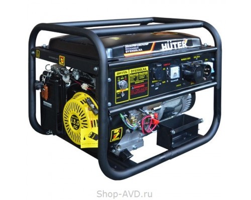 Huter DY6500LXA Портативный бензиновый генератор с АВР