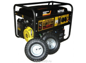 Huter DY6500LX Портативный бензиновый генератор на колесах