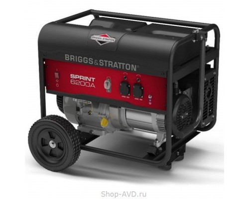 Briggs & Stratton SPRINT 6200A Портативный бензиновый генератор на колесах