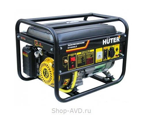 Huter DY4000LG Портативный мультитопливный  генератор (бензин, газ)