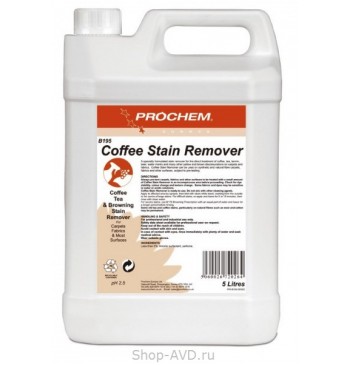 Prochem Coffee Stain Remover Удаление пятен кофе, чая, пива 5 л