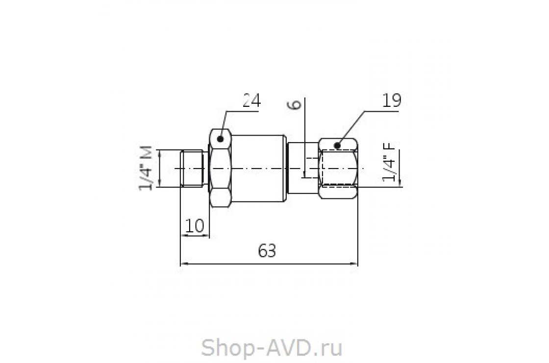Mosmatic Поворотное соединение DGV-06