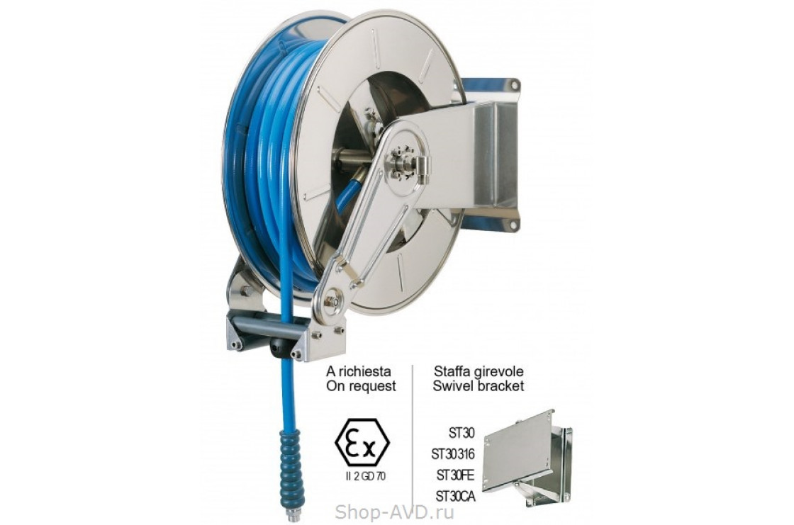 Ramex Барабан стальной окрашенный с инерционным механизмом AV 3500 FE