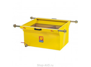 Meclube 1457G Ванна для слива масла 120 л на роликовых опорах