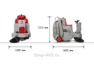 Подметальная машина COMAC CS 800B FP