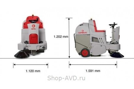 Подметальная машина COMAC CS 700B FP